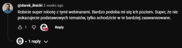 Opinia od Uczestnik 4
